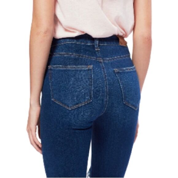 PAIGE JEANS High-Rise Hoxton Slim Hampton Destructed Jean ~NWT~ - Picture 4 of 6